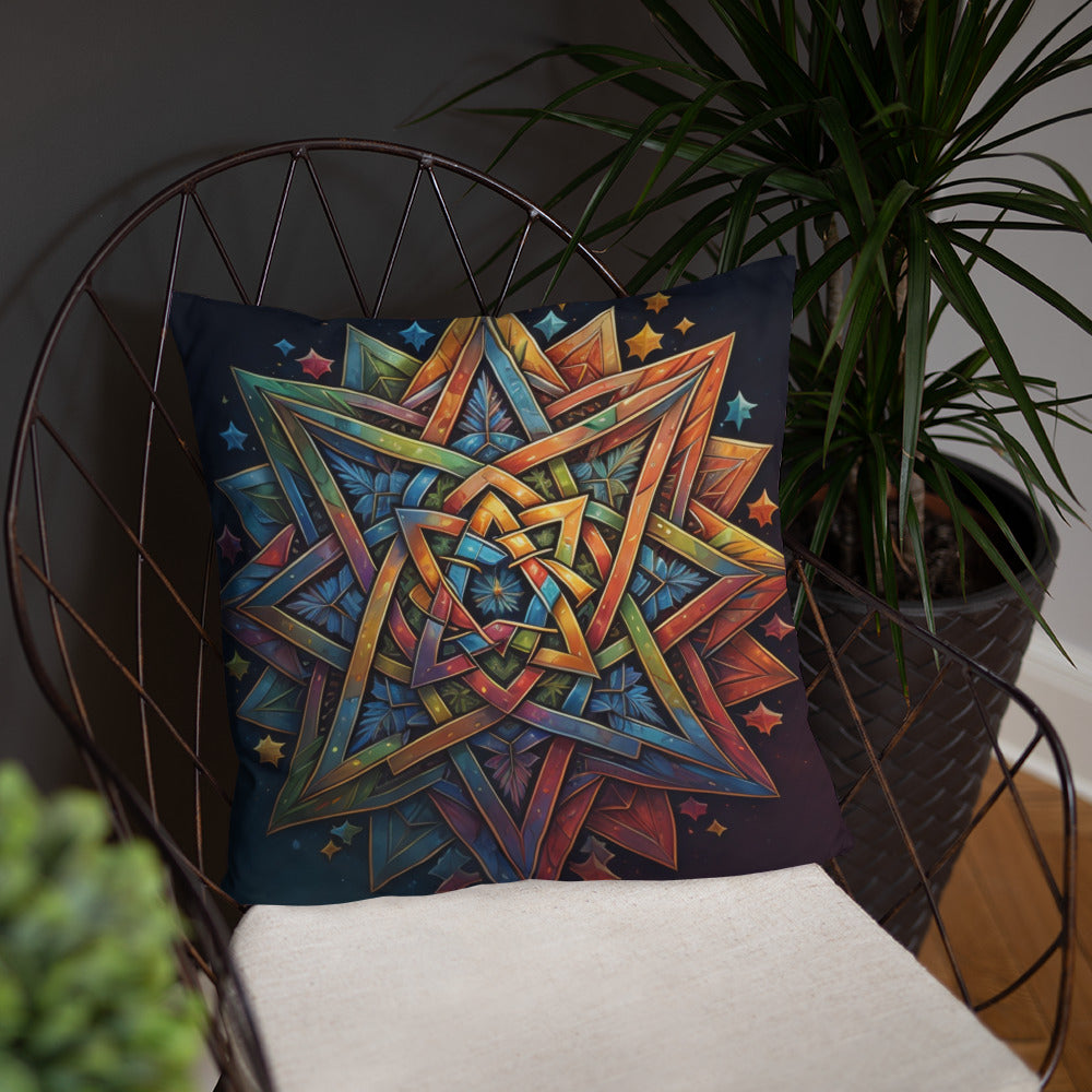 Vibrant Song | Star of David | Pillow Case
