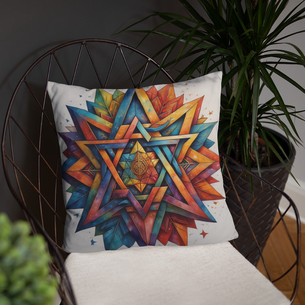 Vibrant Song | Star of David | Pillow Case