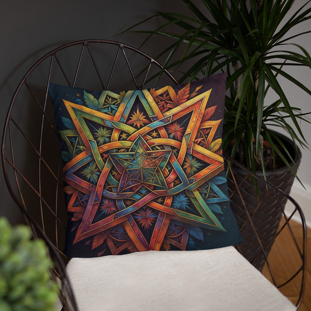 Vibrant Song | Star of David | Pillow Case