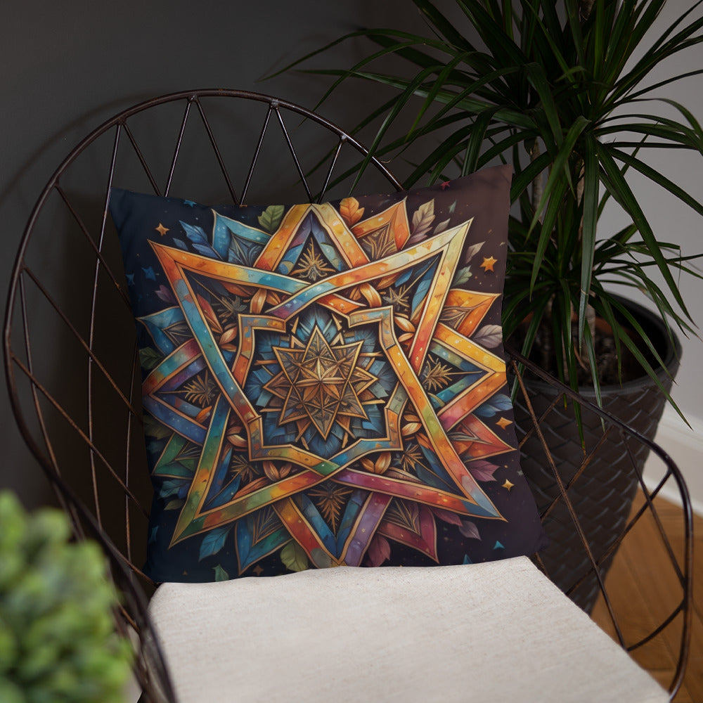 Vibrant Song | Star of David | Pillow Case