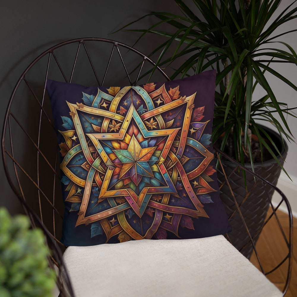 Vibrant Song | Star of David | Pillow Case