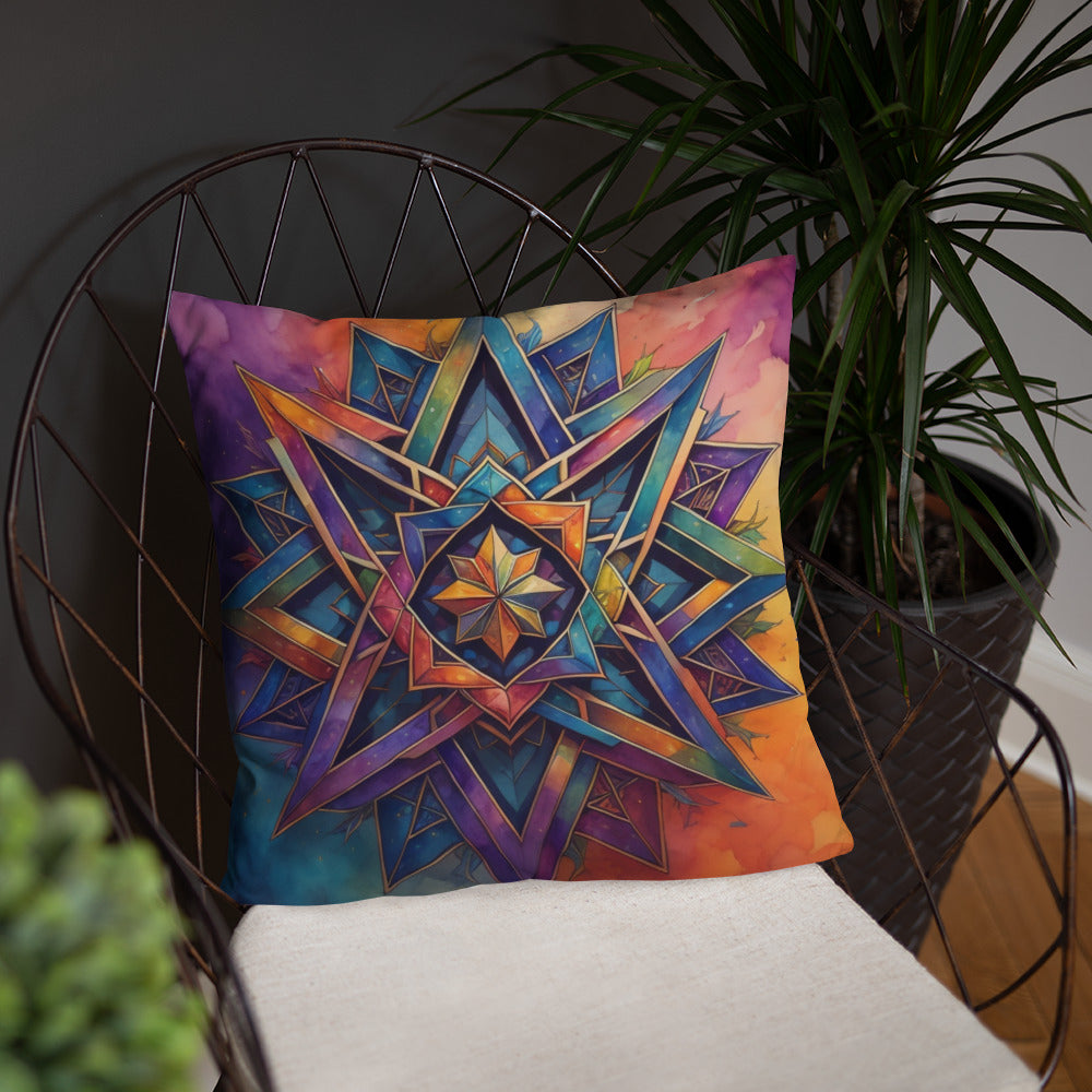 Vibrant Song | Star of David | Pillow Case