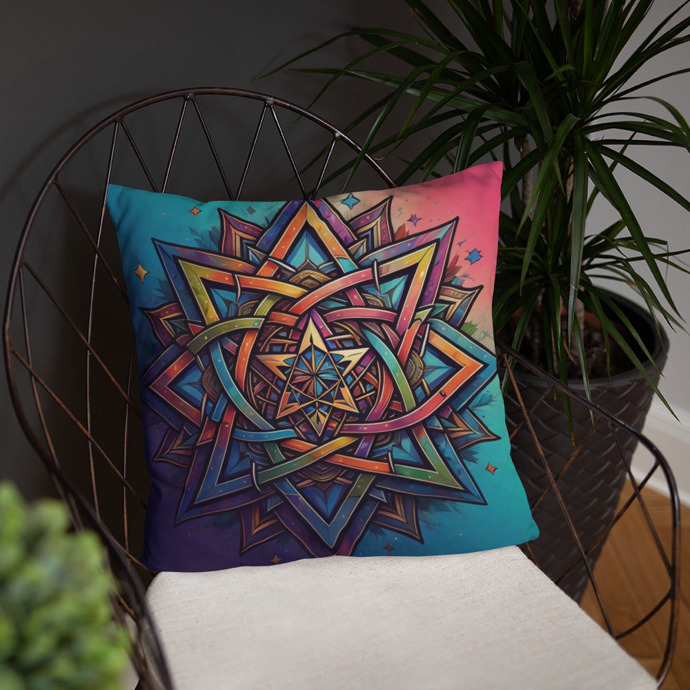 Vibrant Song | Star of David | Pillow Case