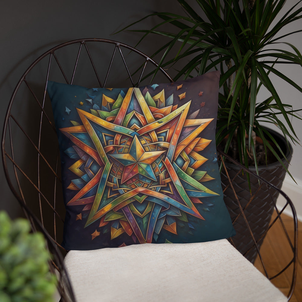 Vibrant Song | Star of David | Pillow Case