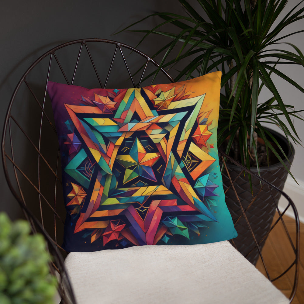Vibrant Song | Star of David | Pillow Case