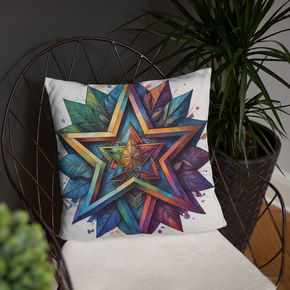 Vibrant Song | Star of David | Pillow Case