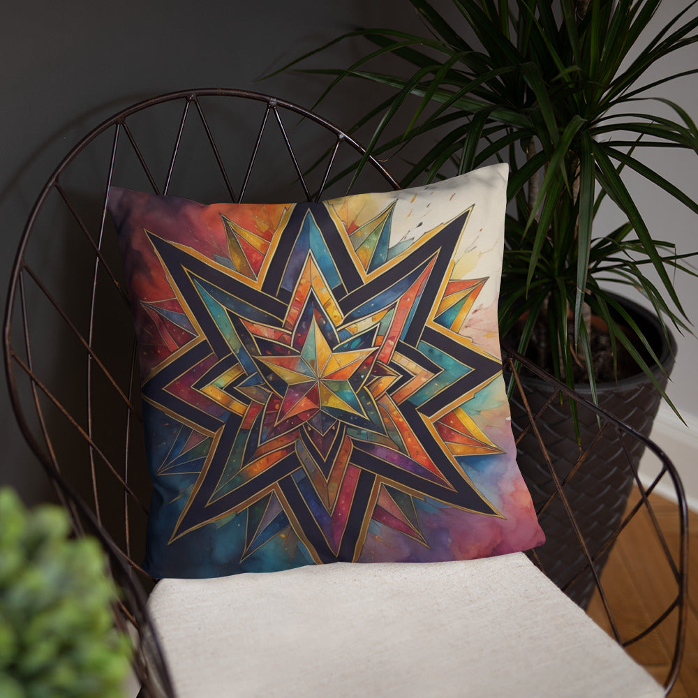 Vibrant Song | Star of David | Pillow Case