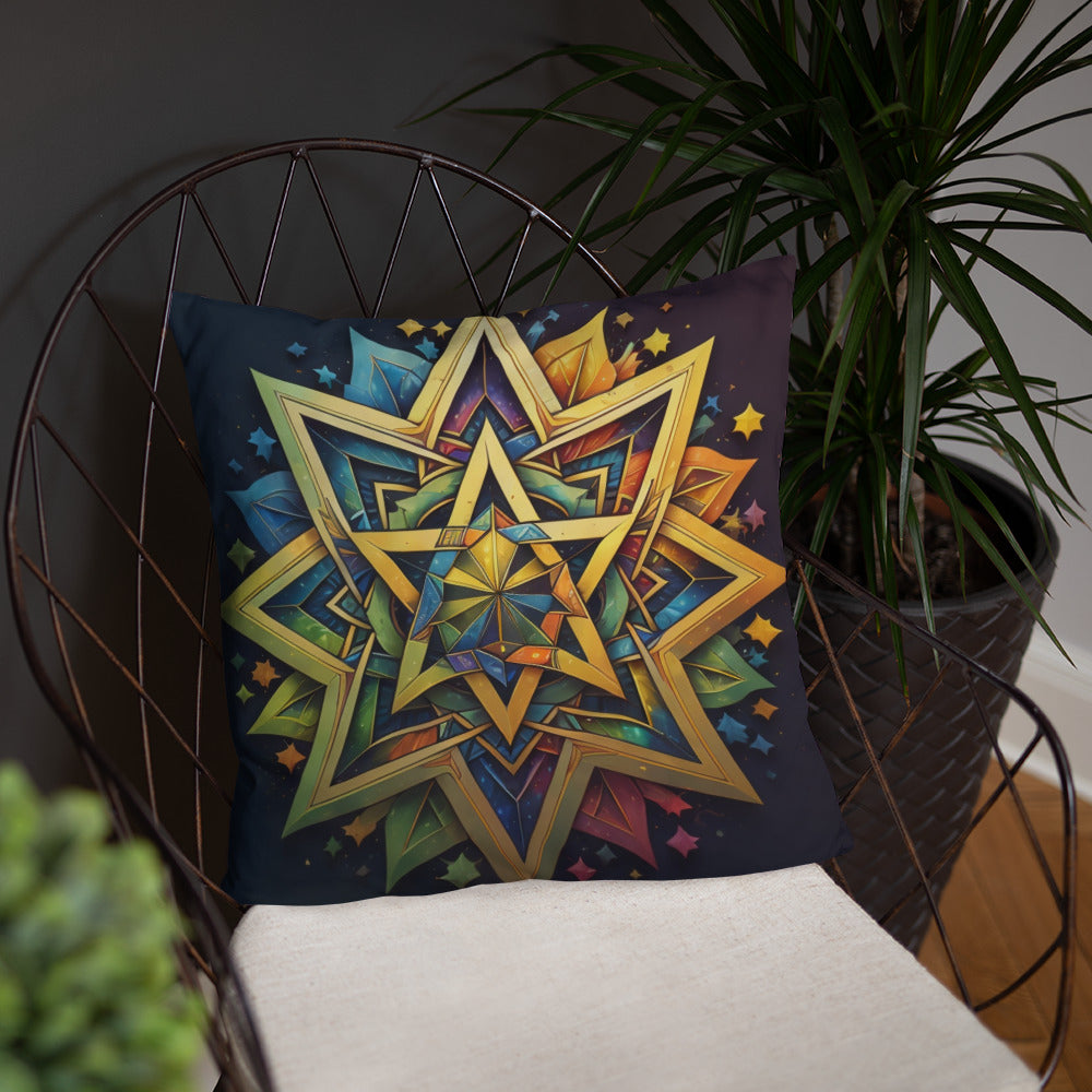 Vibrant Song | Star of David | Pillow Case