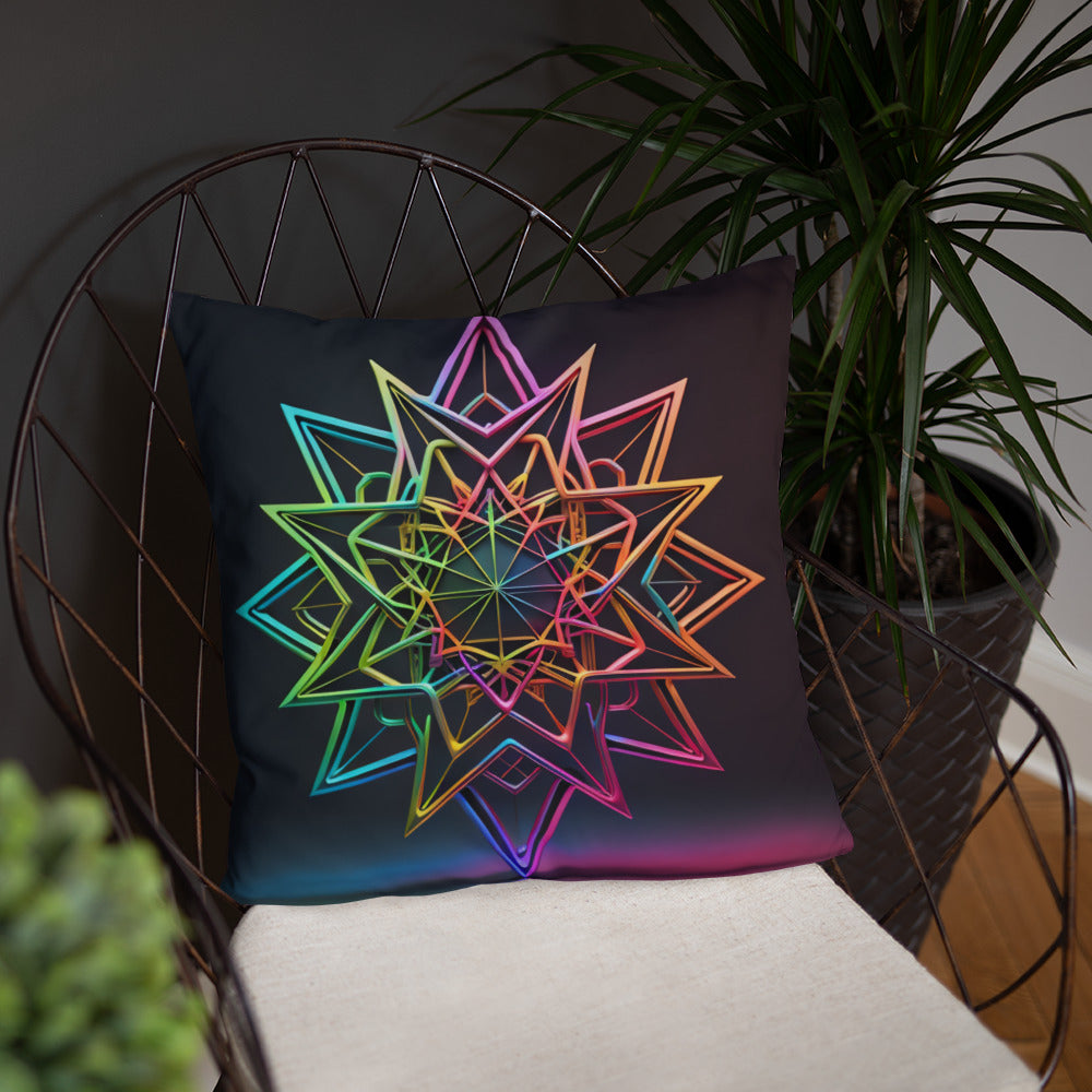 Futuristic Shine | Star of David | Pillow Case