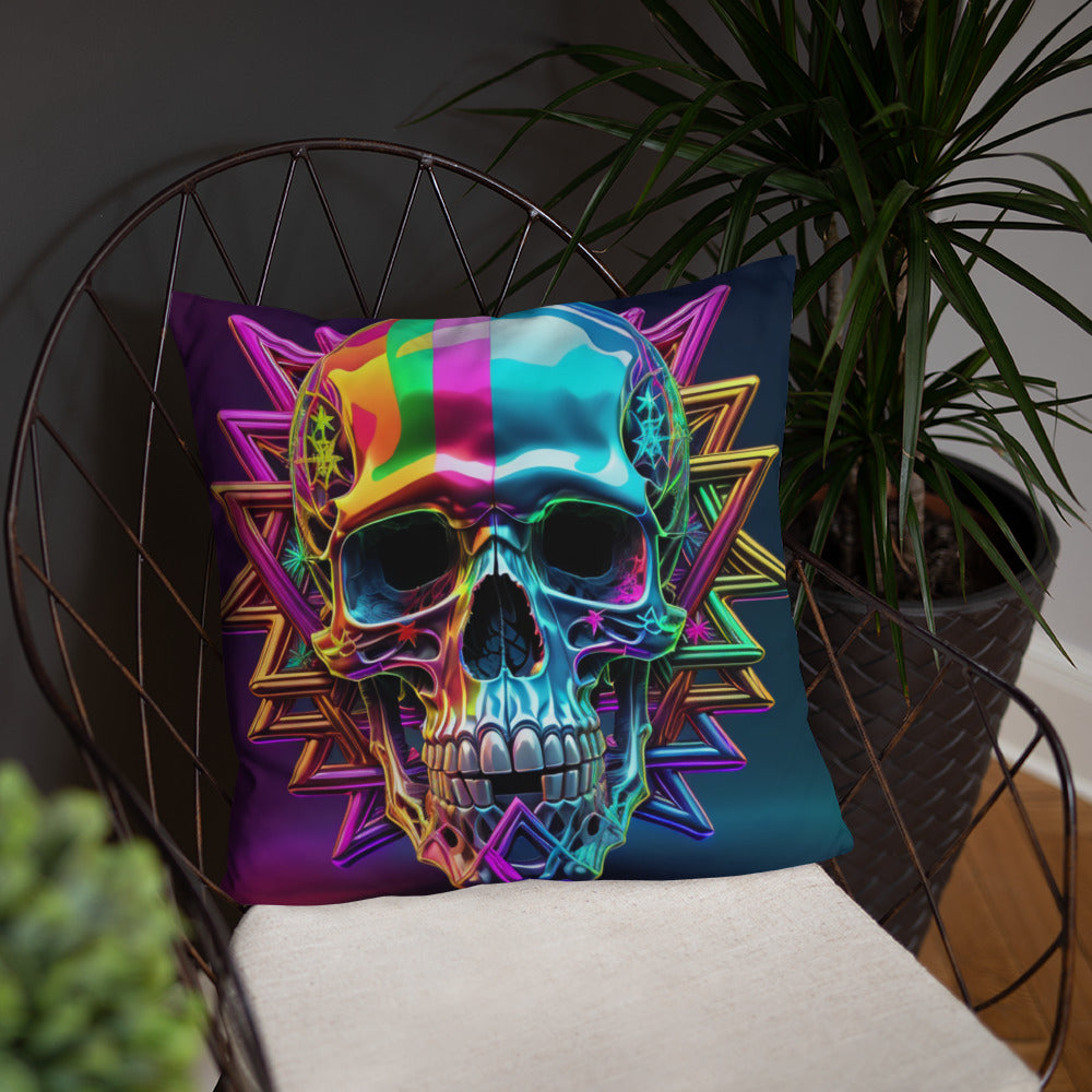 Cromo Skull | Star of David | Pillow Case