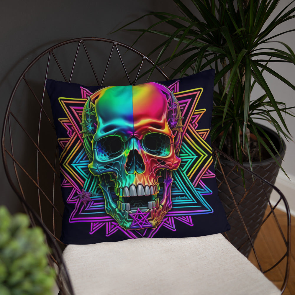 Cromo Skull | Star of David | Pillow Case