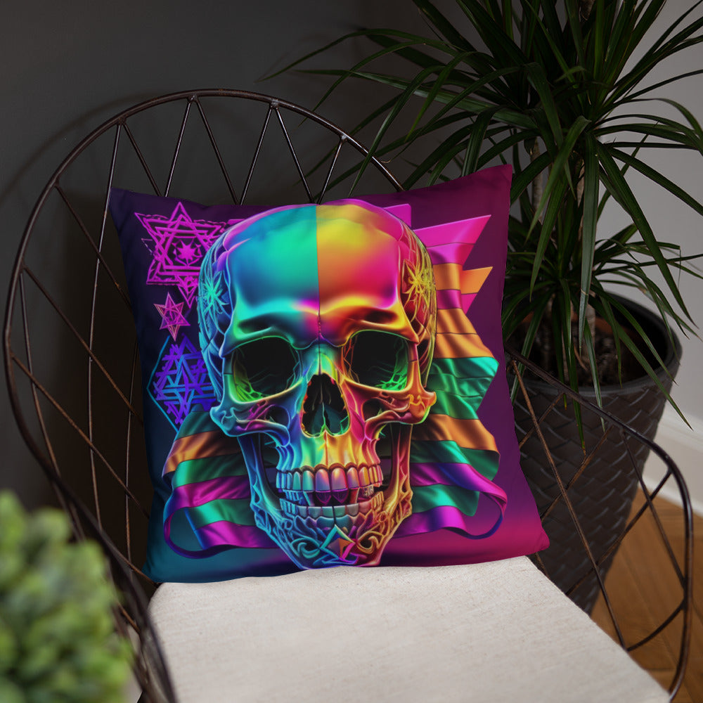 Cromo Skull | Star of David | Pillow Case