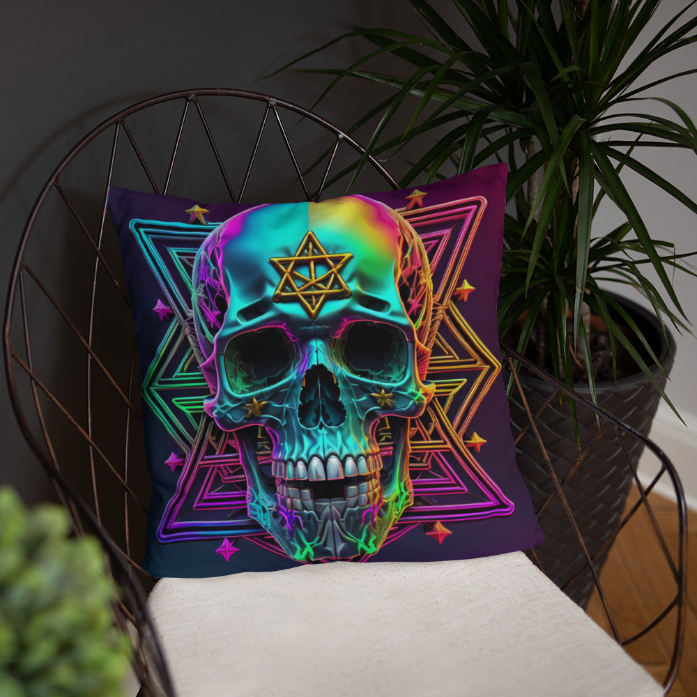 Cromo Skull | Star of David | Pillow Case