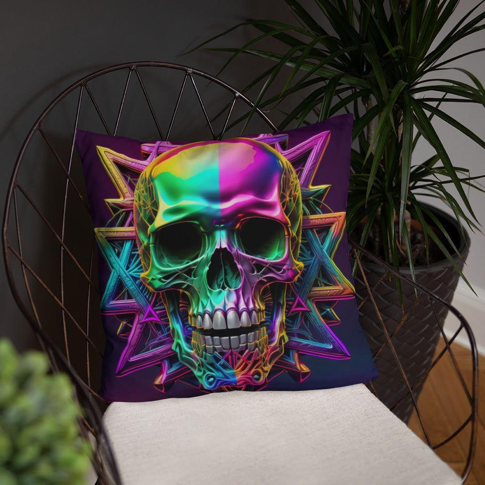 Cromo Skull | Star of David | Pillow Case