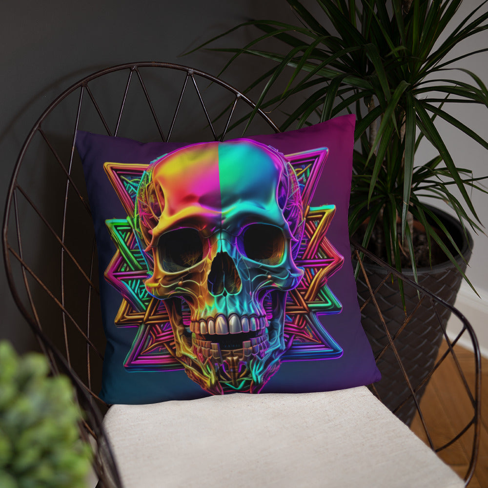 Cromo Skull | Star of David | Pillow Case