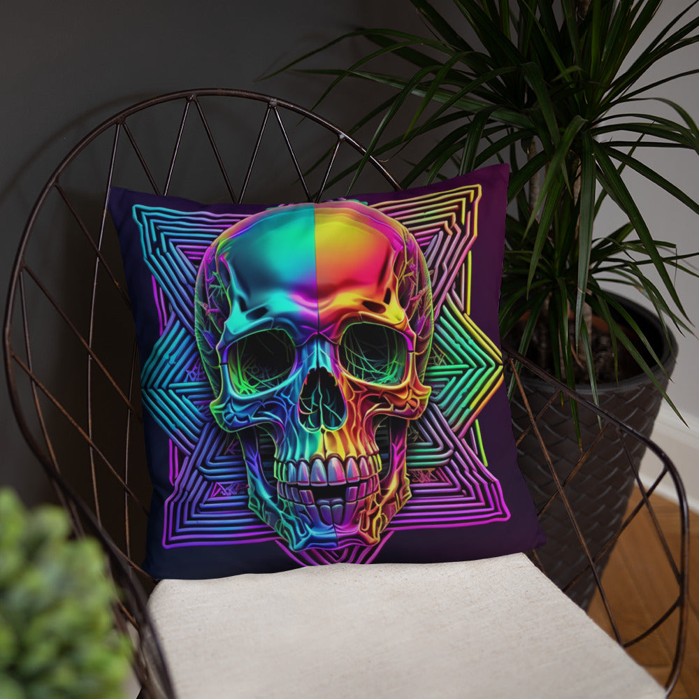 Cromo Skull | Star of David | Pillow Case
