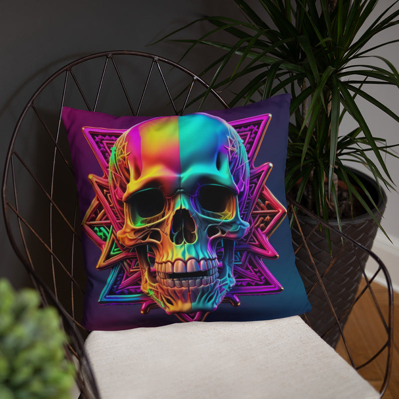 Cromo Skull | Star of David | Pillow Case