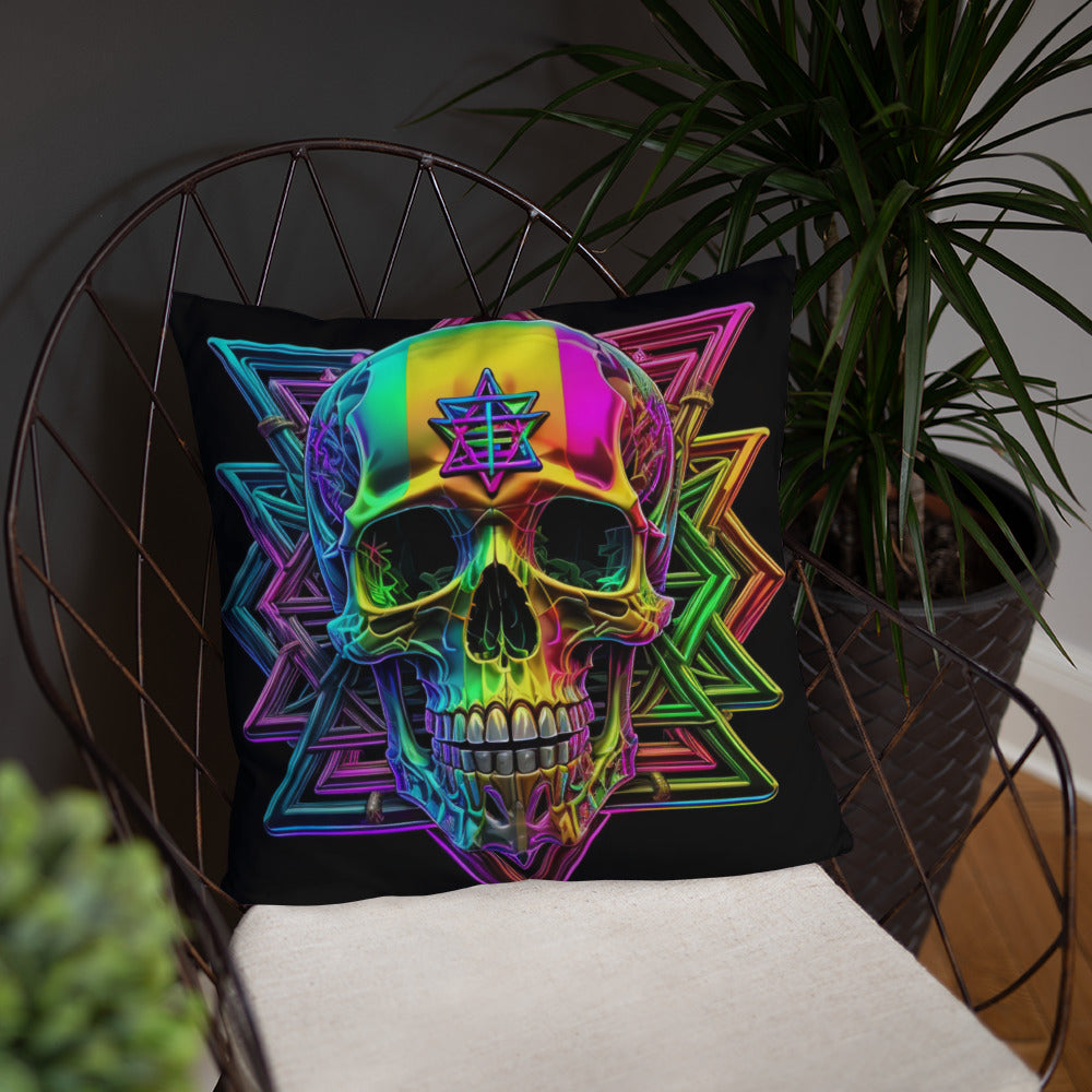 Cromo Skull | Star of David | Pillow Case