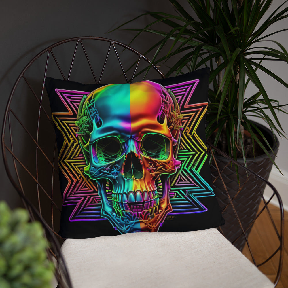 Cromo Skull | Star of David | Pillow Case