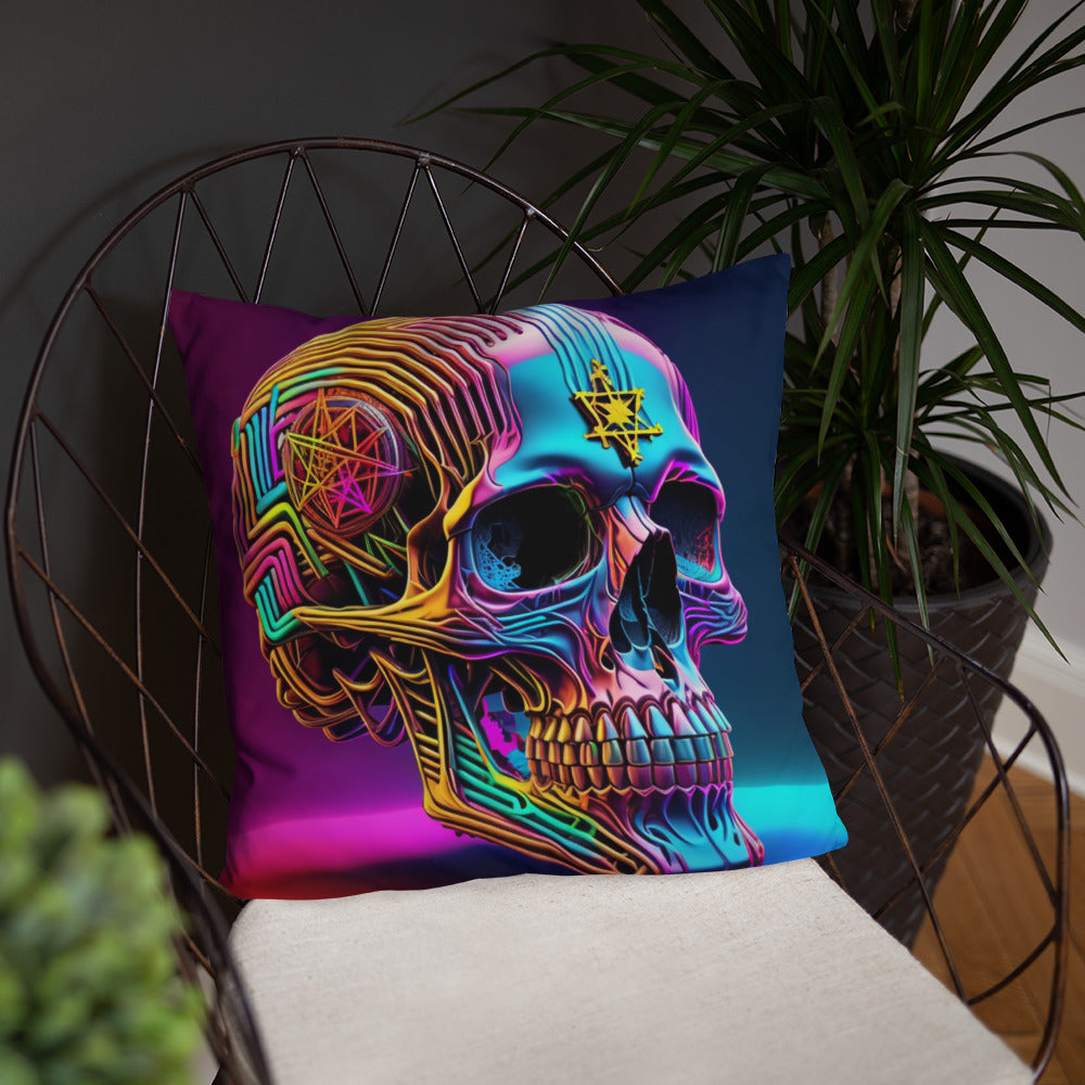 Cromo Skull | Star of David | Pillow Case