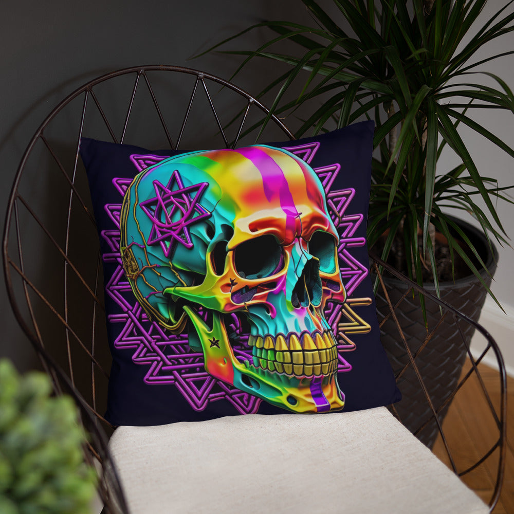 Cromo Skull | Star of David | Pillow Case