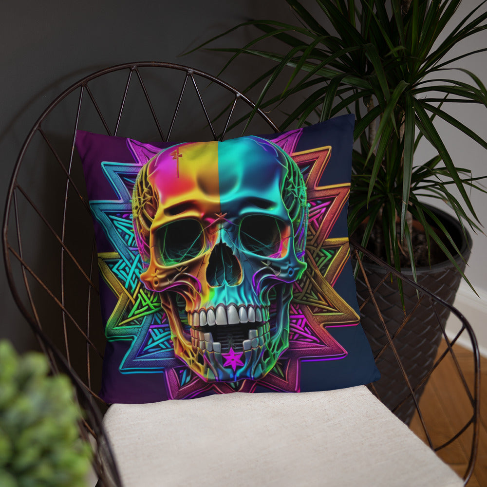 Cromo Skull | Star of David | Pillow Case