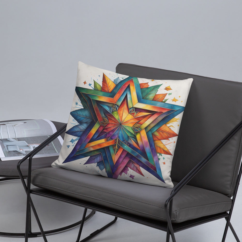 Vibrant Song | Star of David | Pillow Case