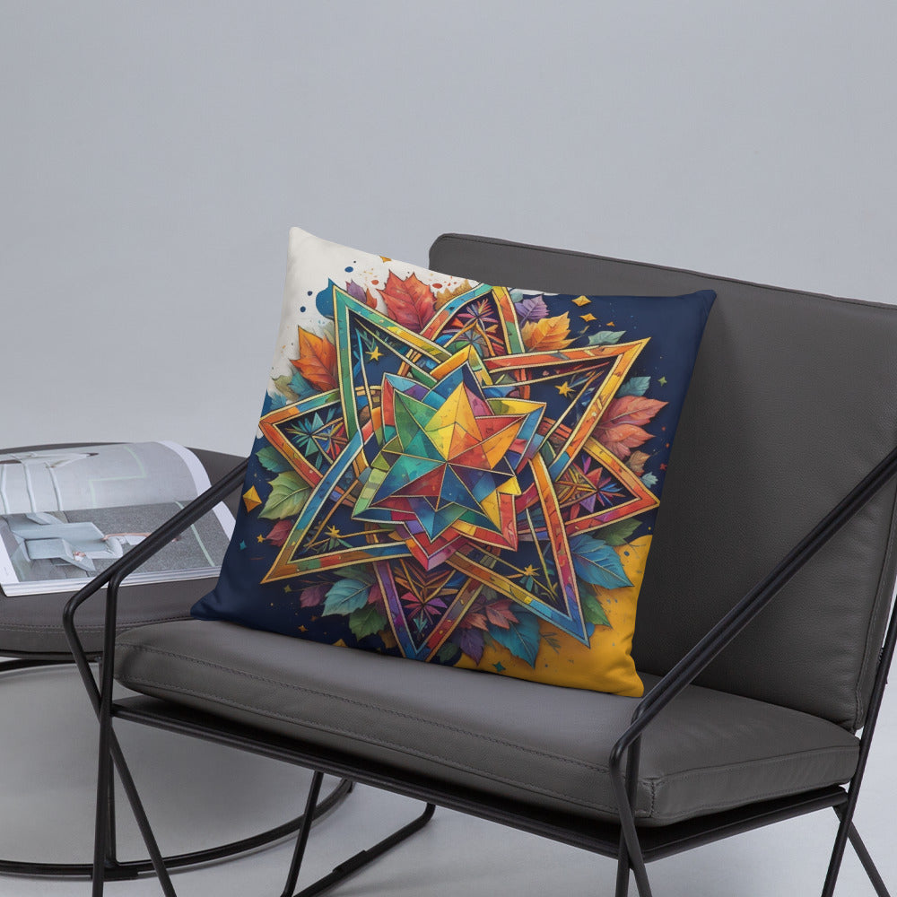 Vibrant Song | Star of David | Pillow Case