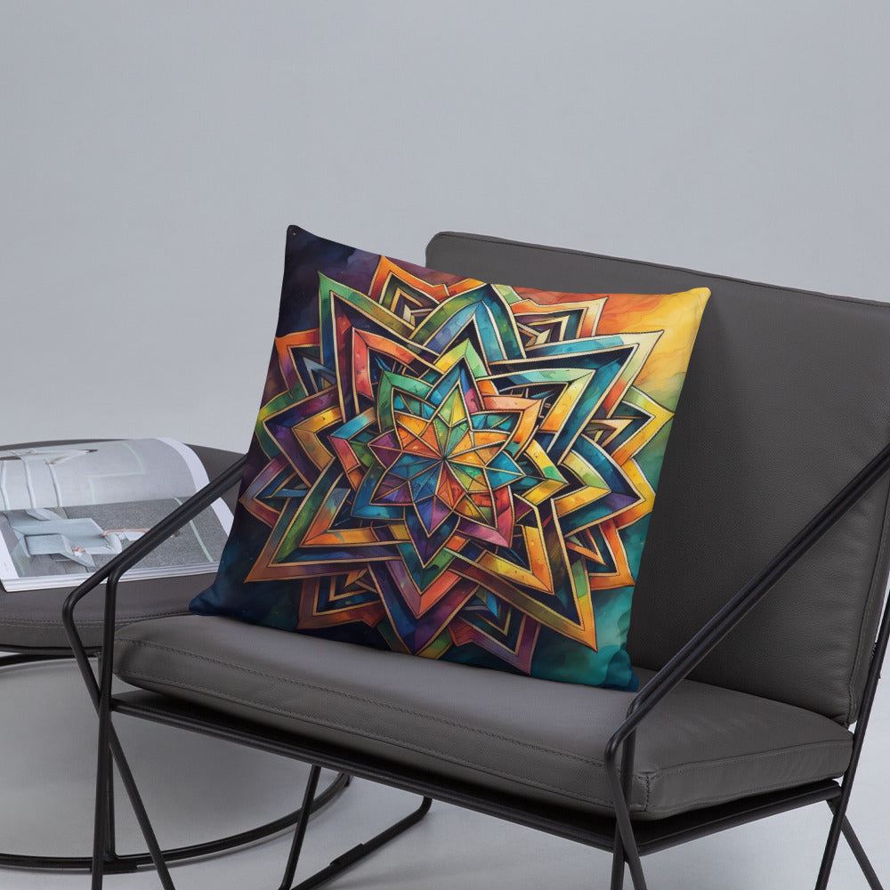 Vibrant Song | Star of David | Pillow Case