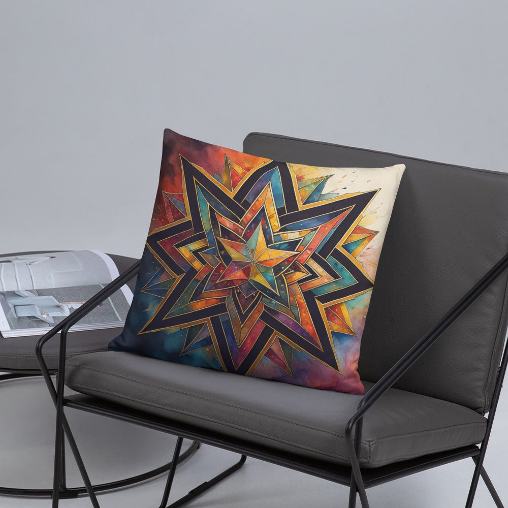 Vibrant Song | Star of David | Pillow Case