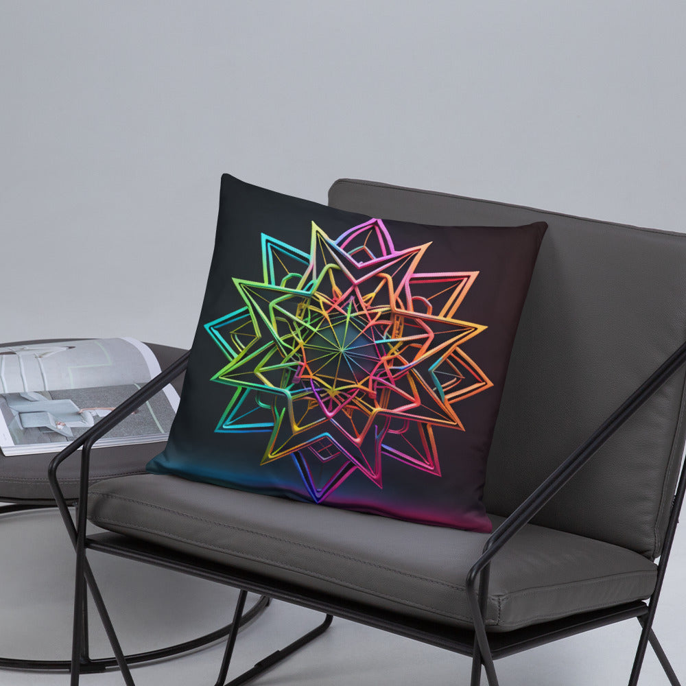 Futuristic Shine | Star of David | Pillow Case