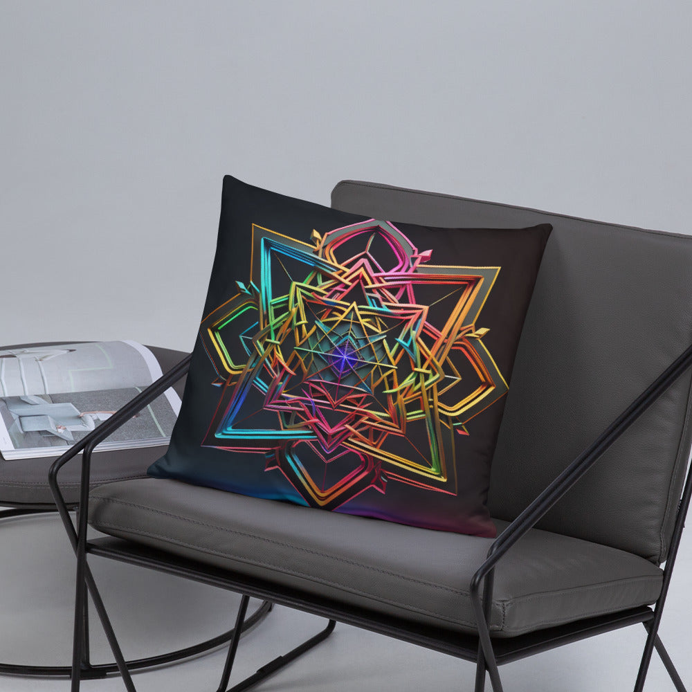 Futuristic Shine | Star of David | Pillow Case
