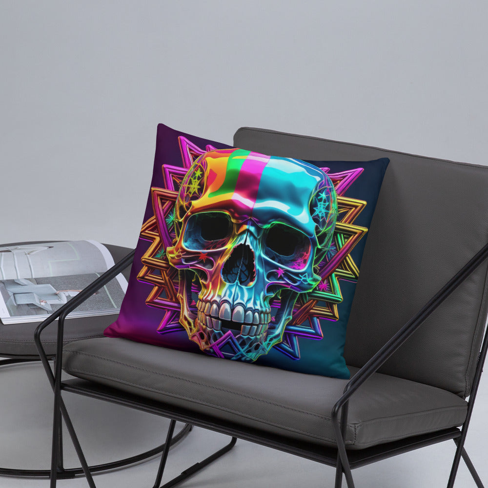 Cromo Skull | Star of David | Pillow Case