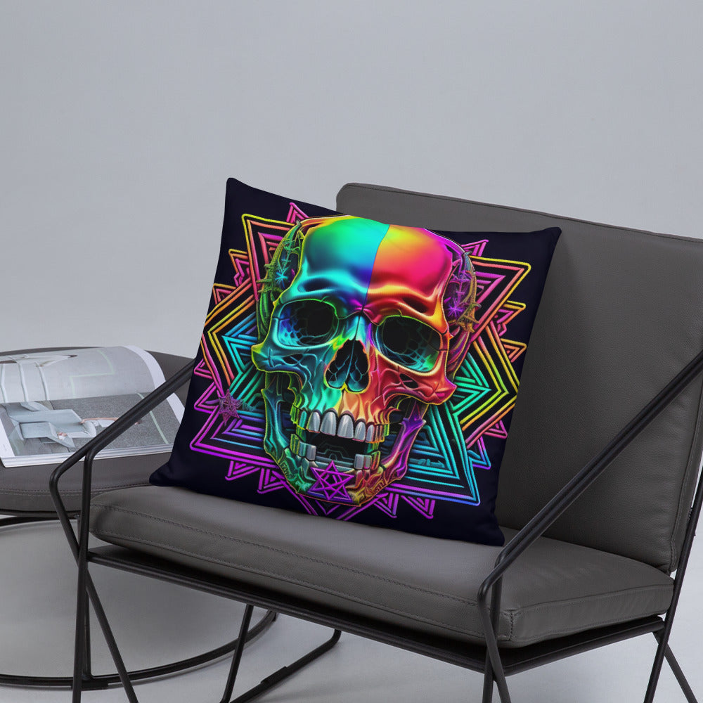 Cromo Skull | Star of David | Pillow Case