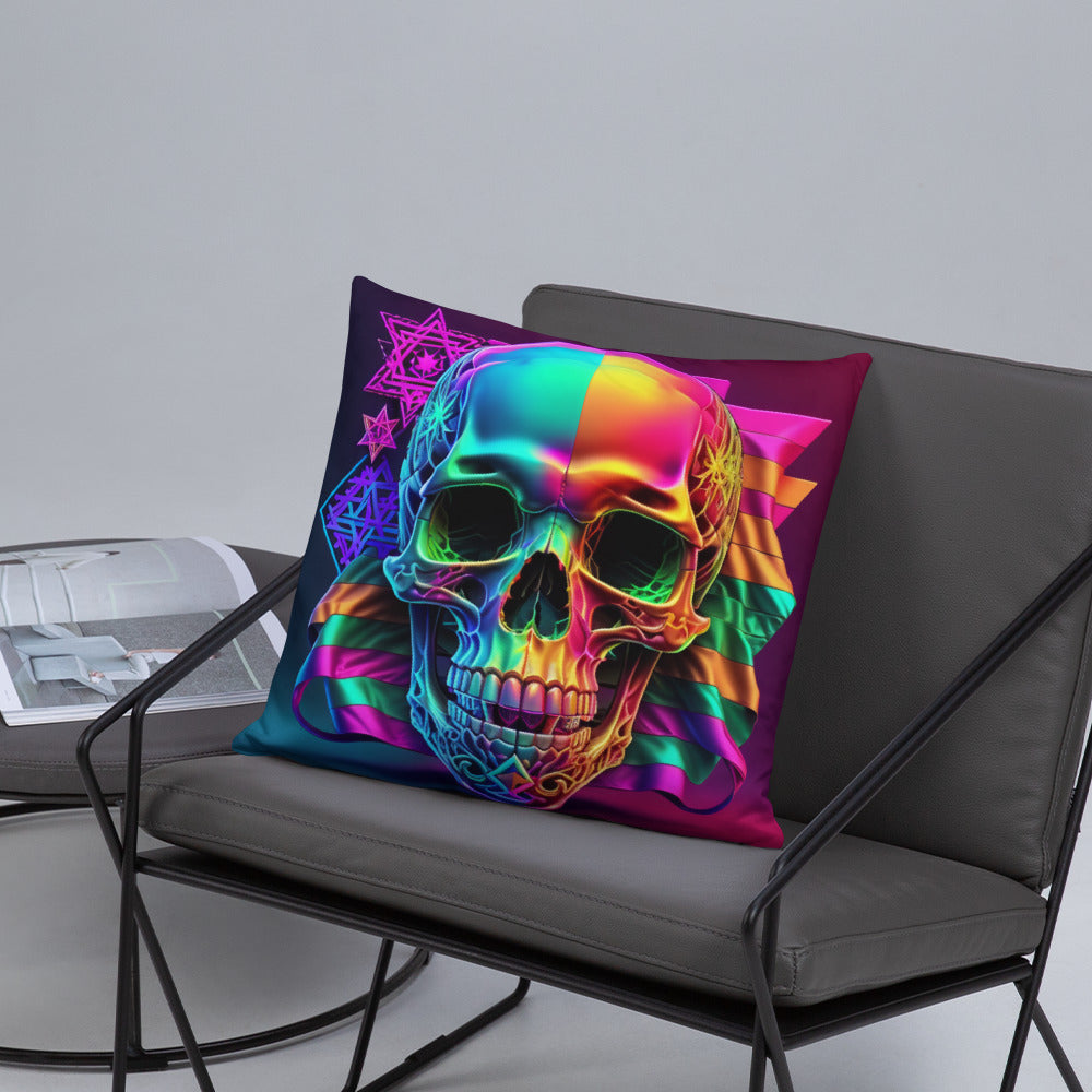 Cromo Skull | Star of David | Pillow Case