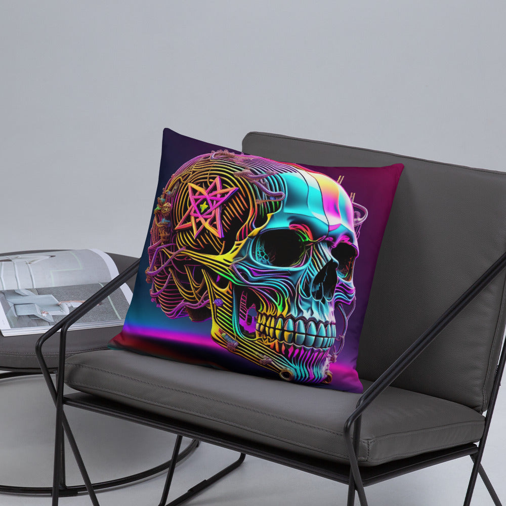 Cromo Skull | Star of David | Pillow Case