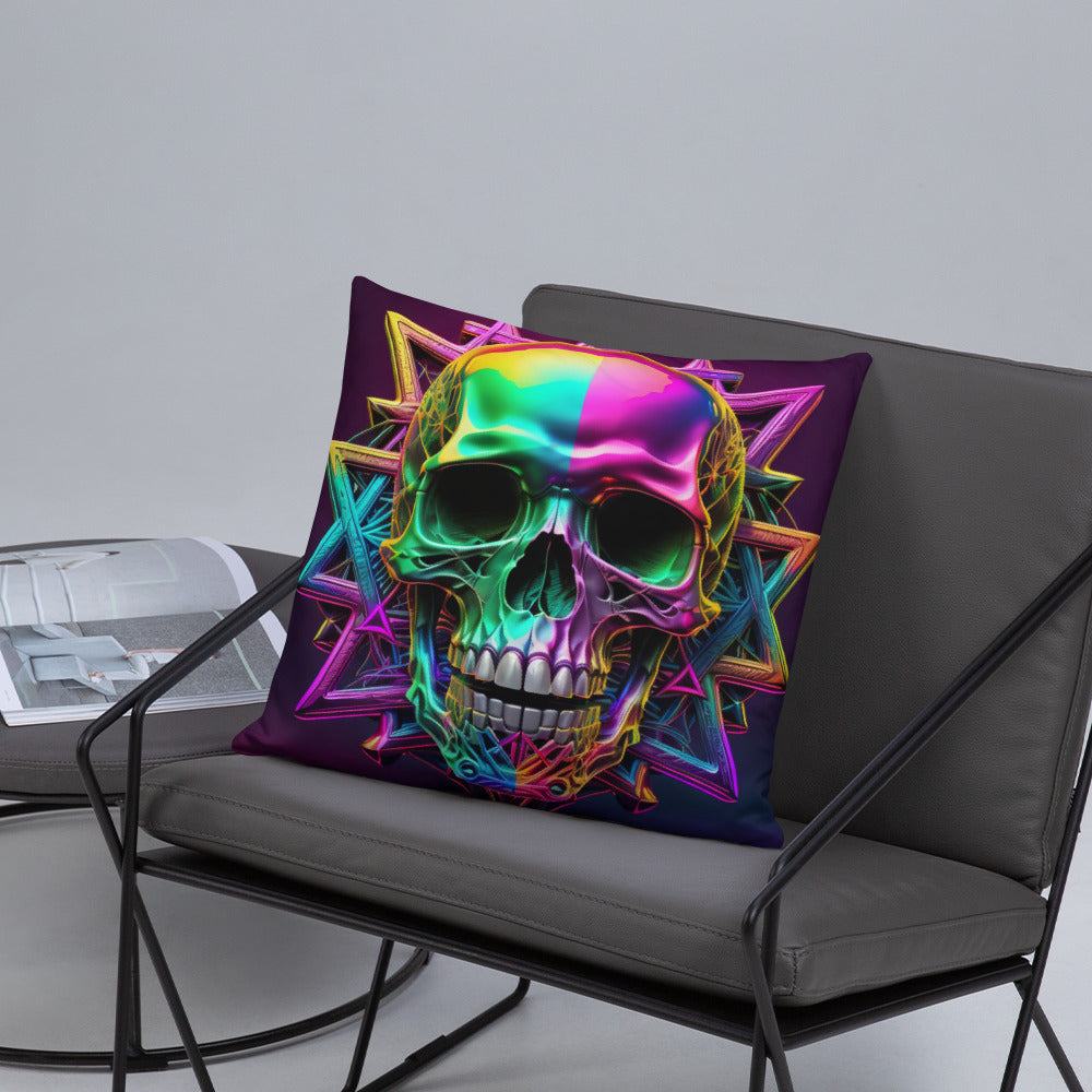 Cromo Skull | Star of David | Pillow Case