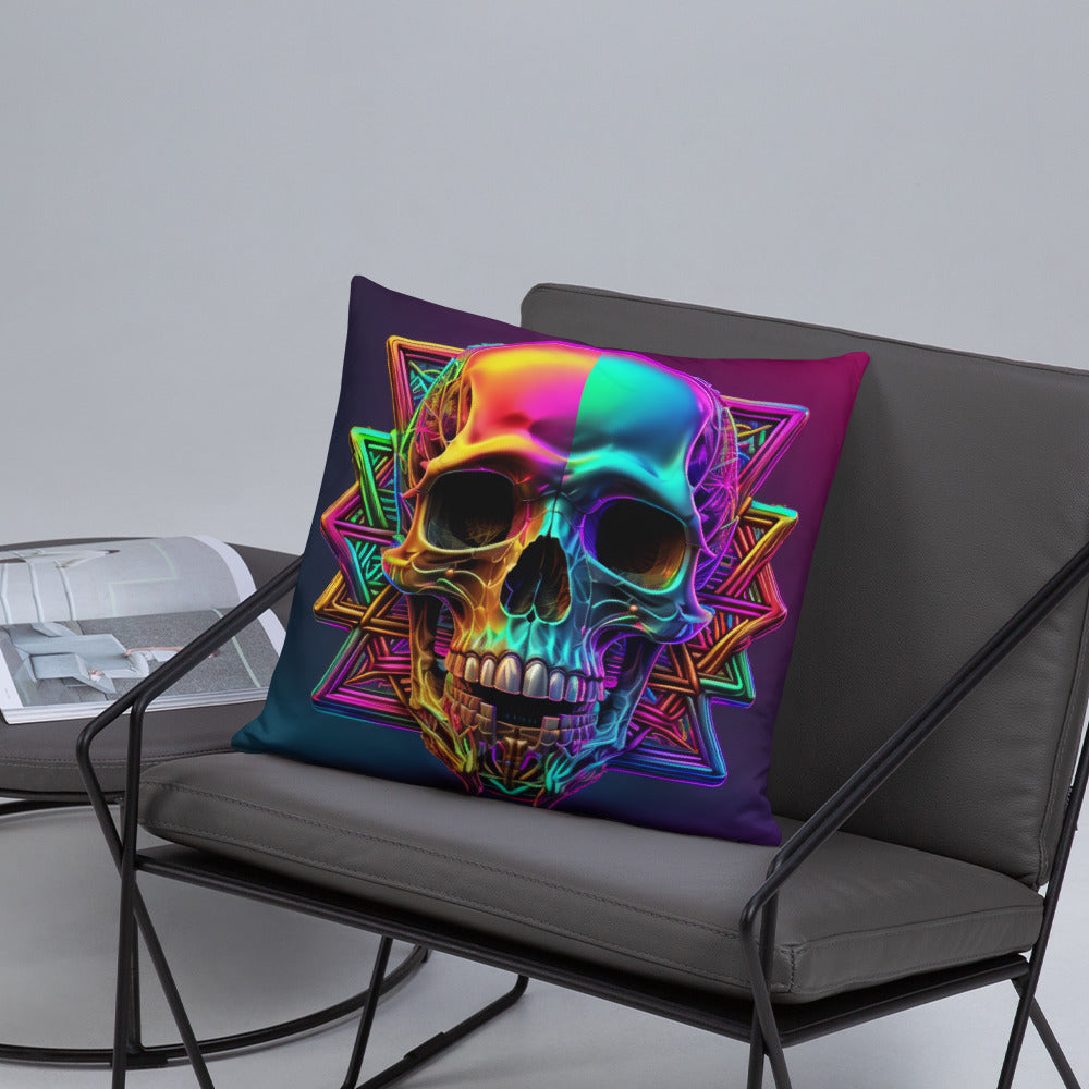 Cromo Skull | Star of David | Pillow Case
