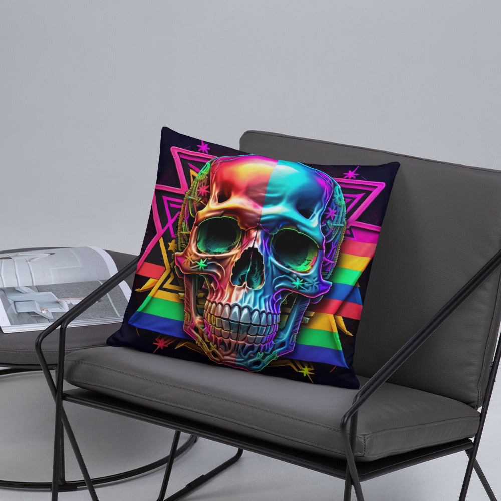 Cromo Skull | Star of David | Pillow Case
