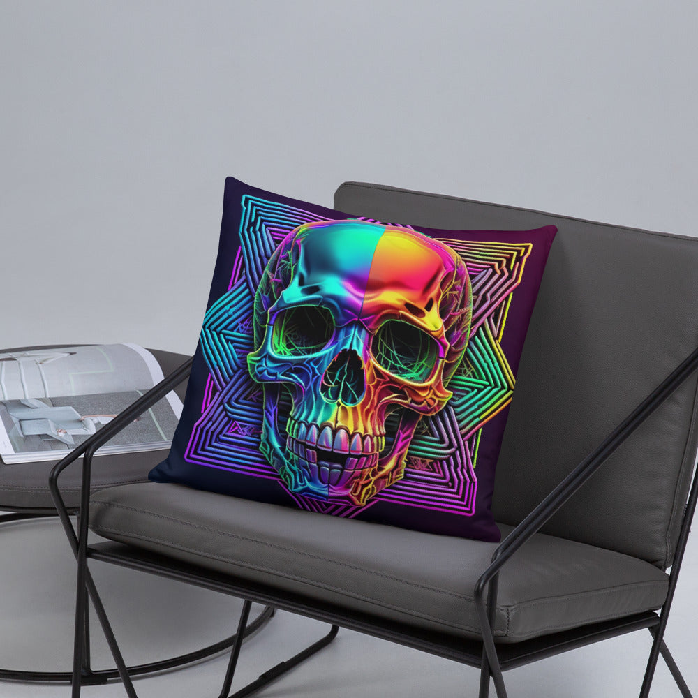 Cromo Skull | Star of David | Pillow Case