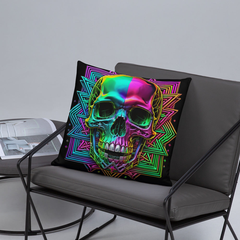 Cromo Skull | Star of David | Pillow Case