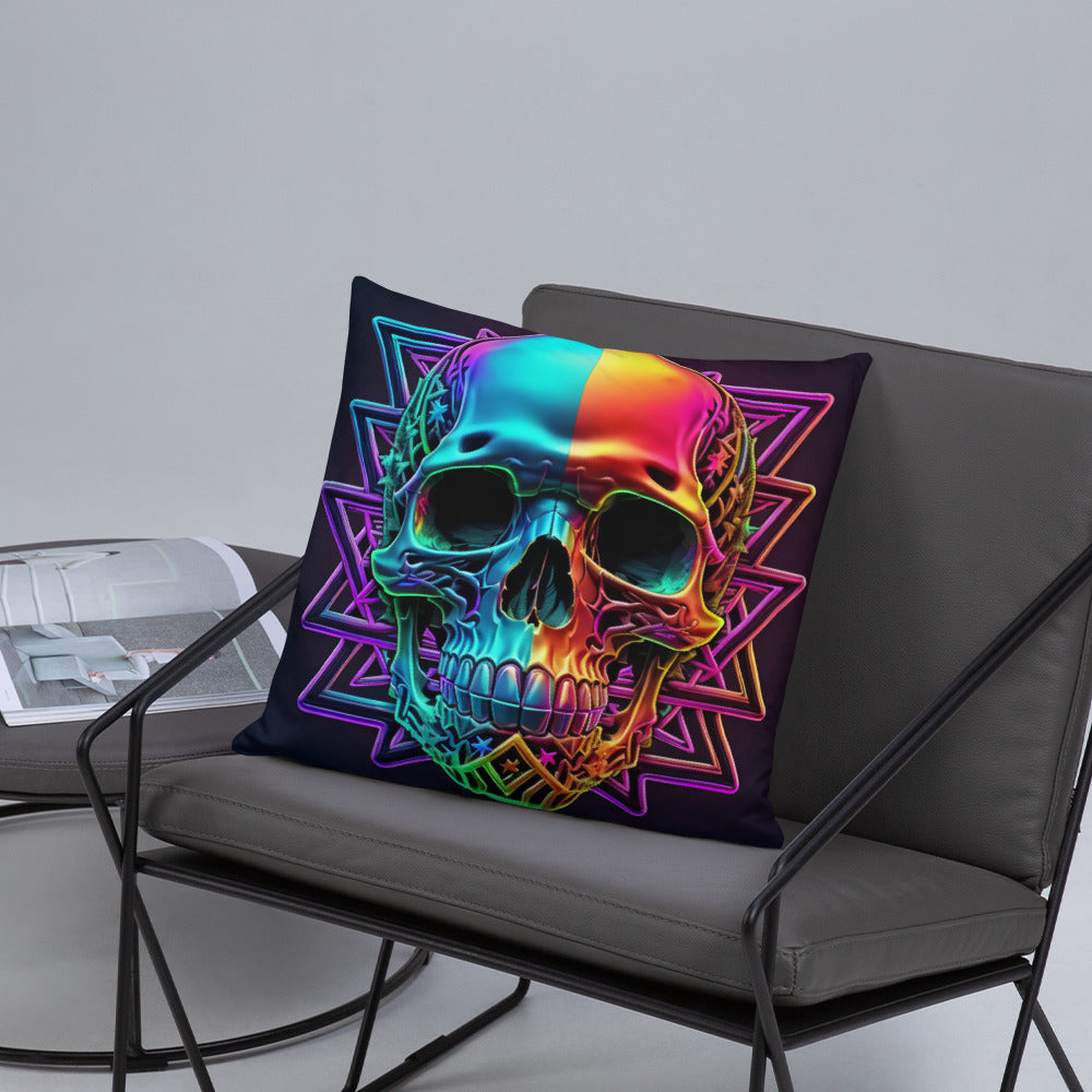Cromo Skull | Star of David | Pillow Case