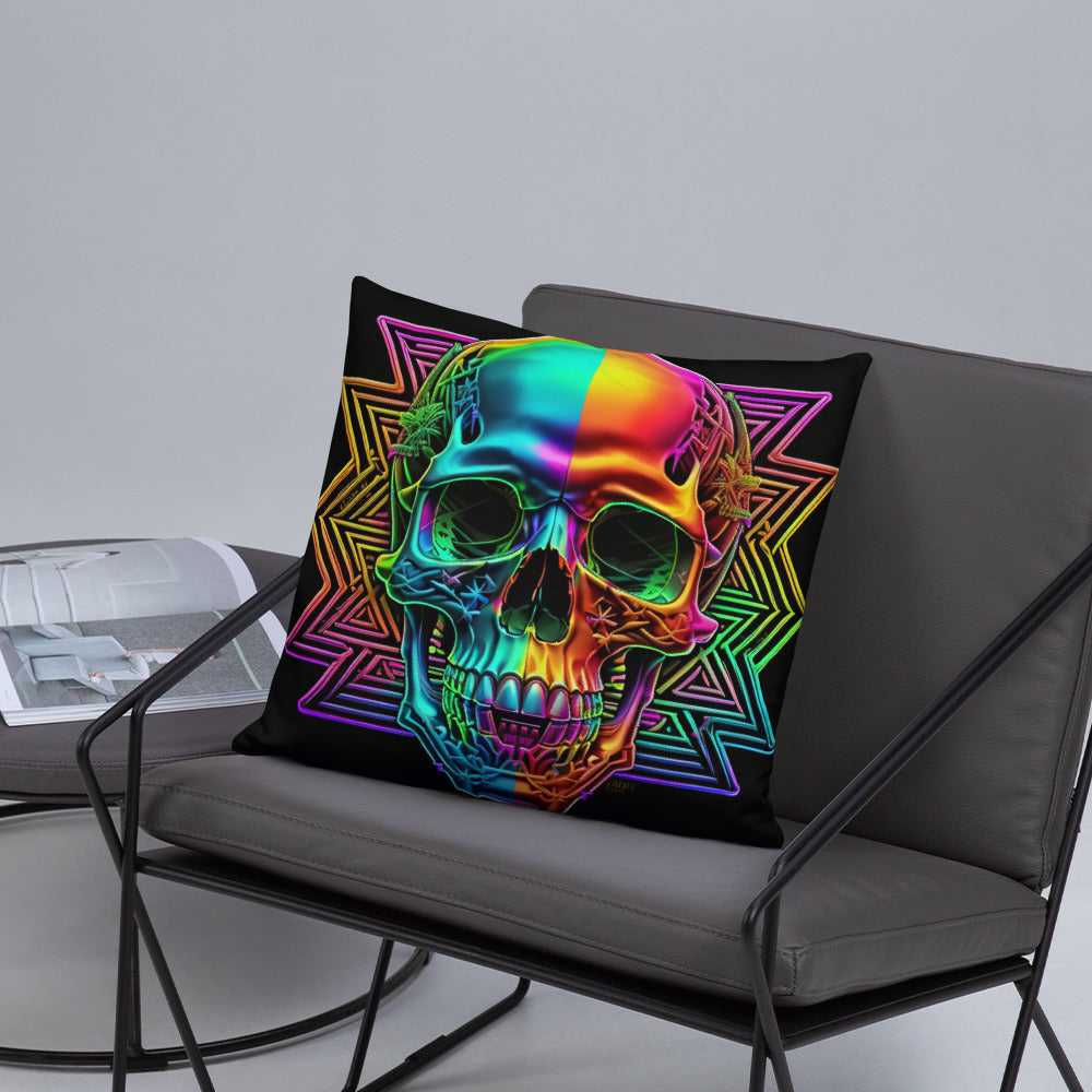 Cromo Skull | Star of David | Pillow Case