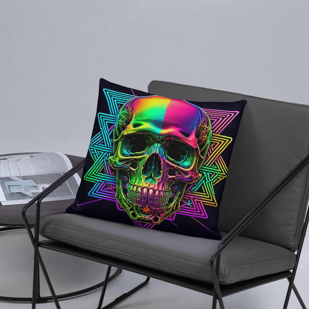 Cromo Skull | Star of David | Pillow Case