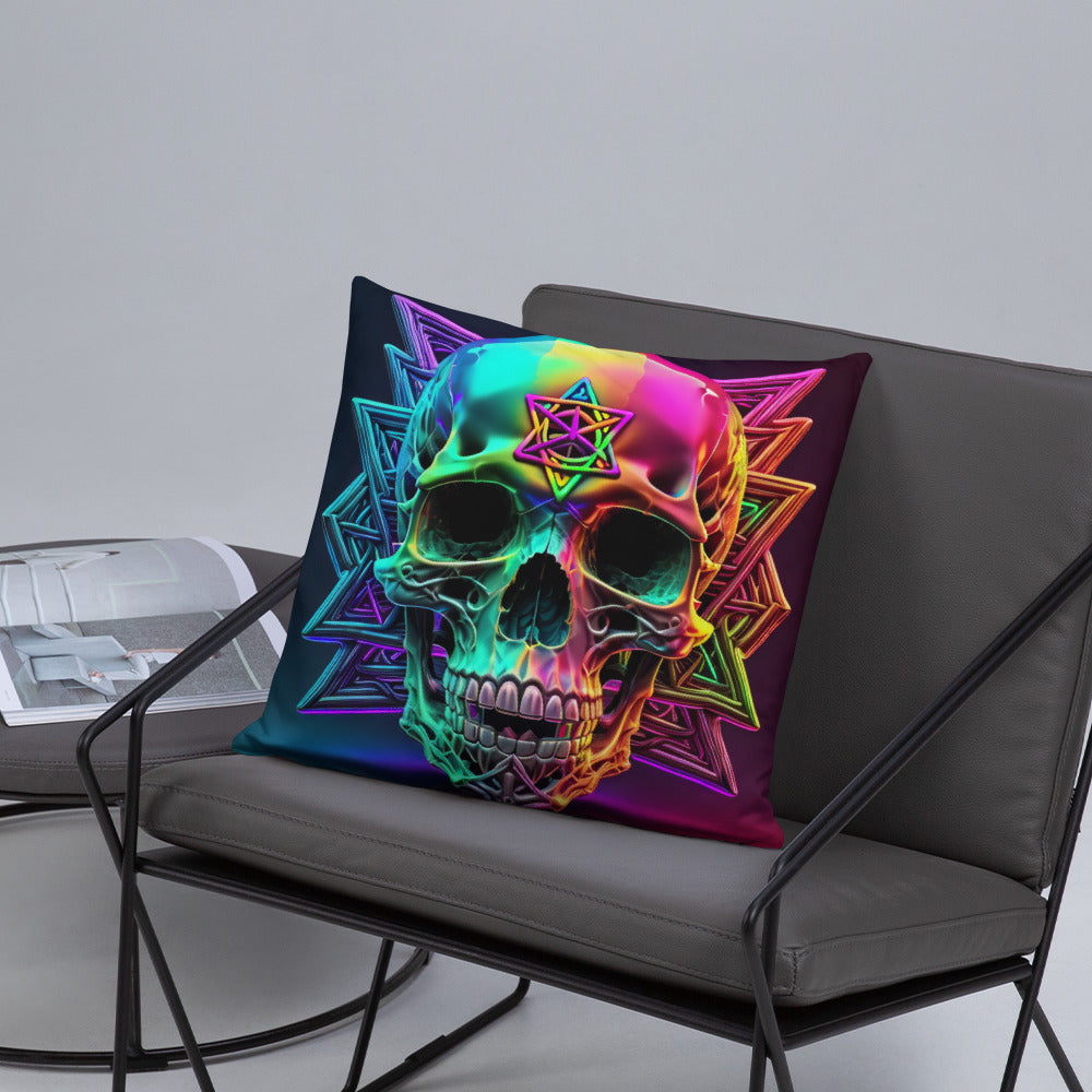 Cromo Skull | Star of David | Pillow Case