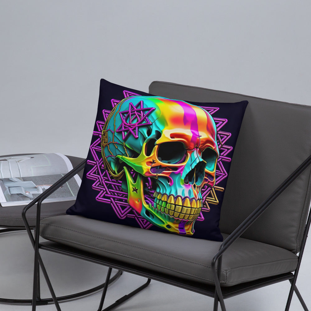Cromo Skull | Star of David | Pillow Case