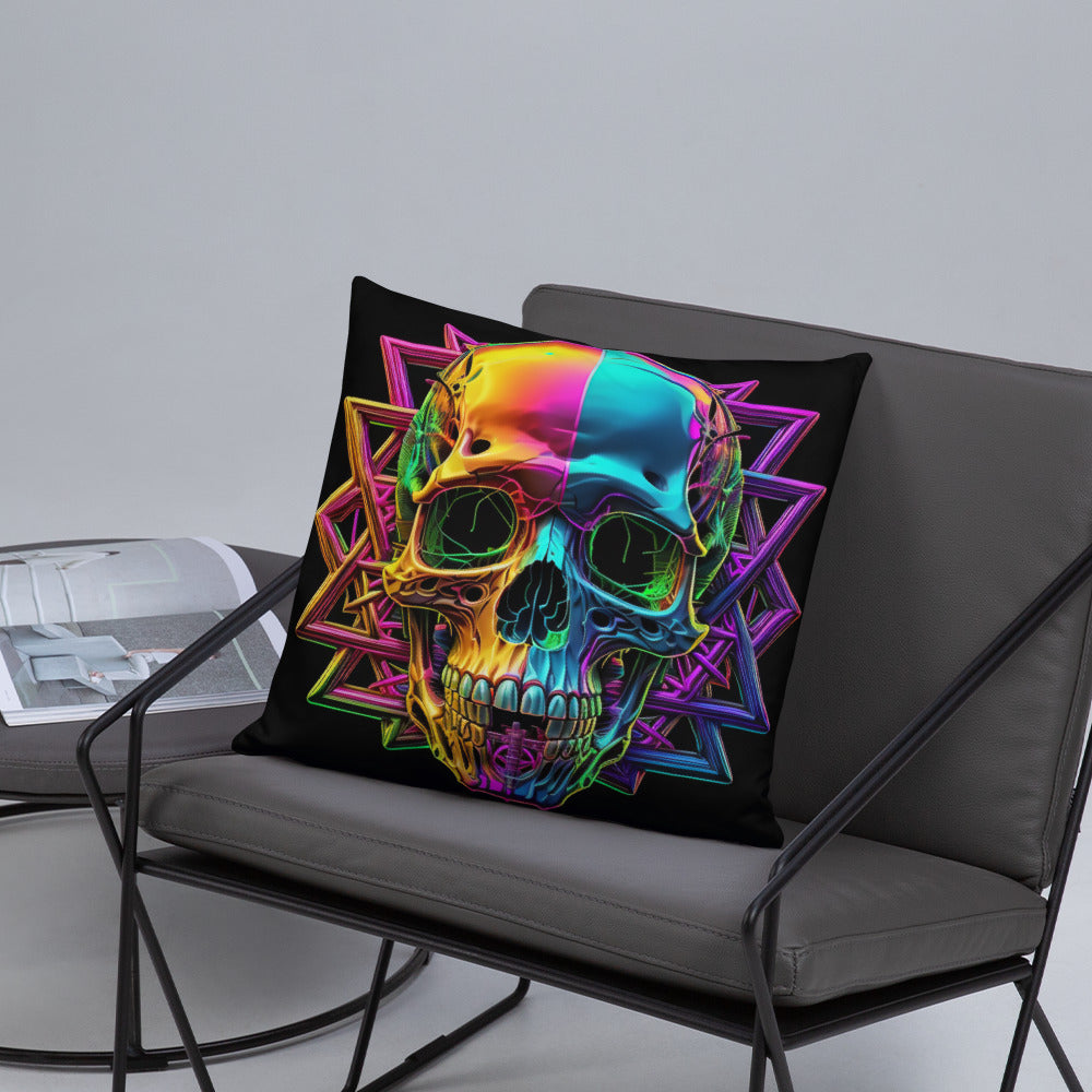 Cromo Skull | Star of David | Pillow Case