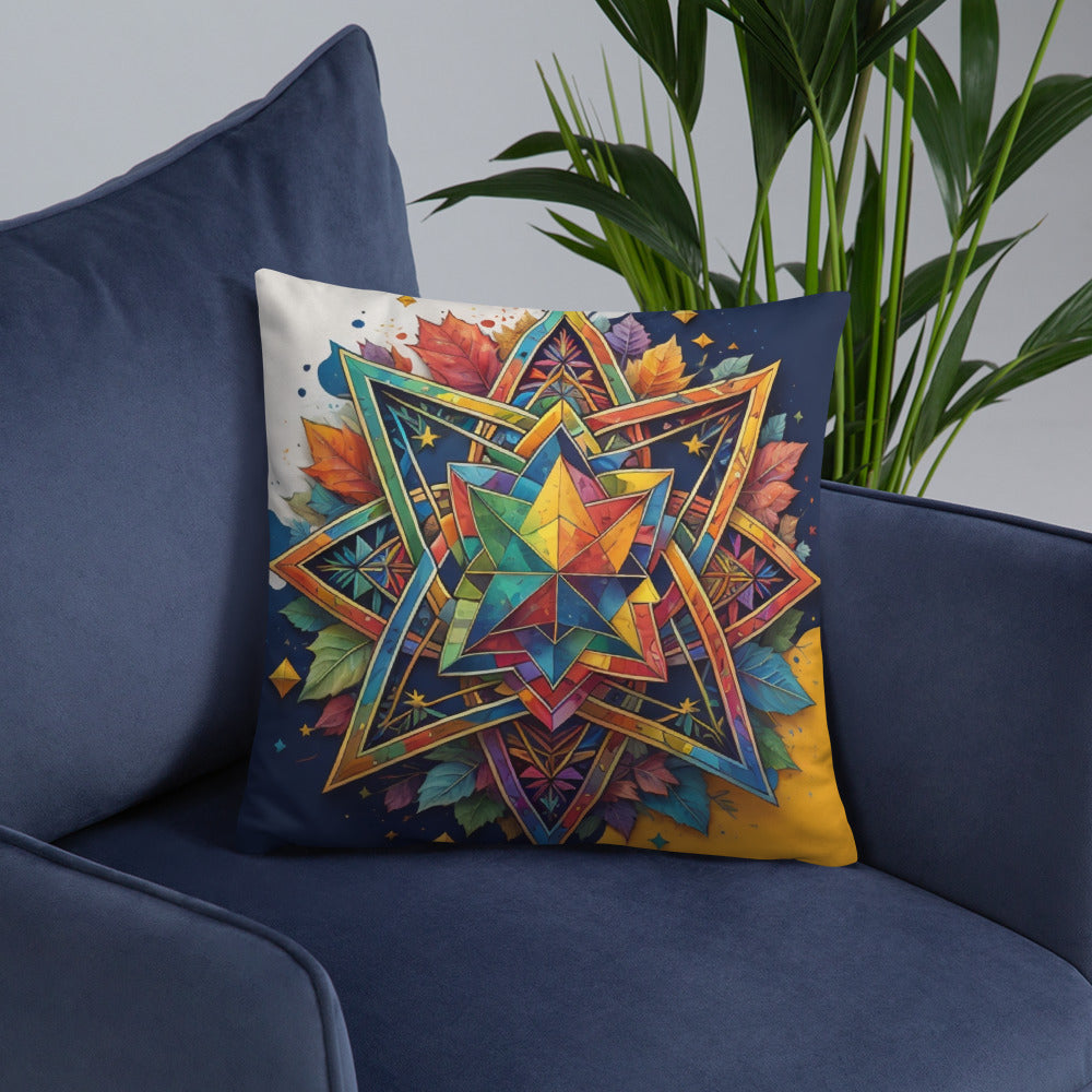 Vibrant Song | Star of David | Pillow Case