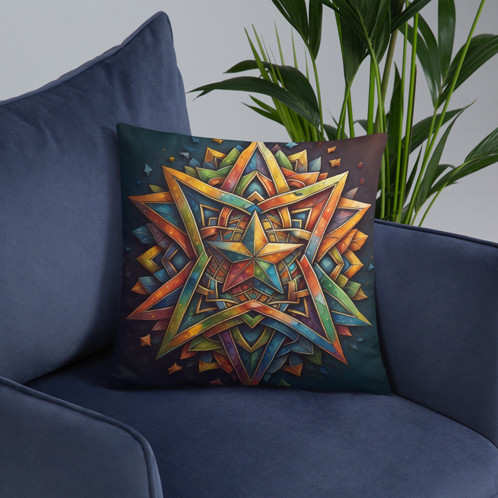 Vibrant Song | Star of David | Pillow Case