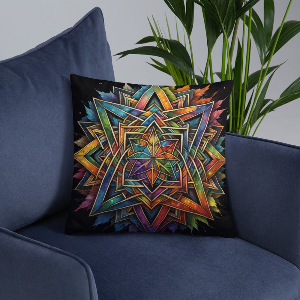 Vibrant Song | Star of David | Pillow Case
